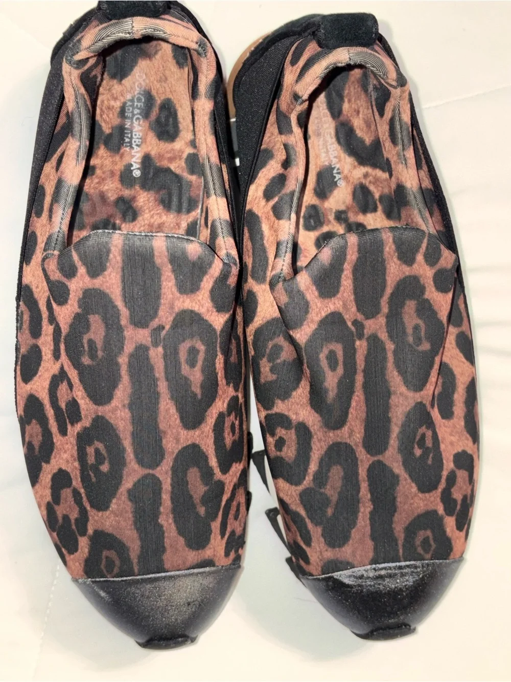 Dolce and Gabbana Leopard Print Platform
